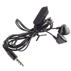   Alcatel CCB0049A10C1 fekete 3,5mm jack gyári sztereo headset