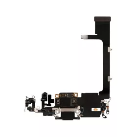Apple iPhone 11 Pro fekete töltőcsatlakozó szalagkábel