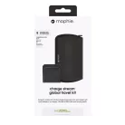 Mophie Charge Steam töltő készlet vezeték nélküli töltővel 5 féle dugvillával