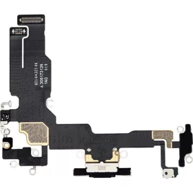 Apple iPhone 15 (6.1) fekete töltőcsatlakozó szalagkábel
