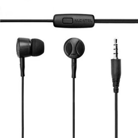 Alcatel WH-82 (CCB300A14C2) fekete 3,5mm jack gyári sztereo headset