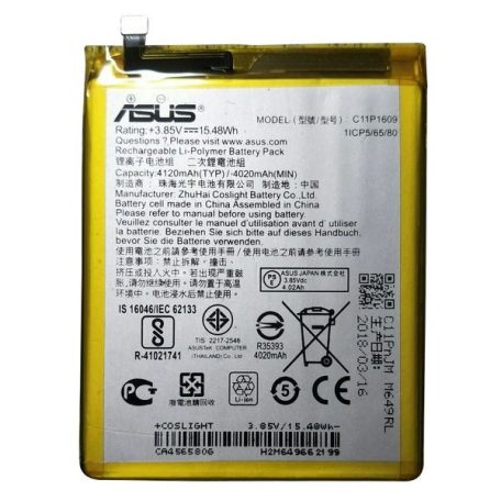Asus C11P1609 gyári akkumulátor Li-Ion 4120mAh (ZenFone 3 Max ZC553KL, X00DDA)