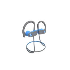   Livikey U8I Bluetooth 5.0 sztereó sport kék-szürke headset prémium tokkal