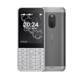   Nokia 230 (2024) Mobiltelefon, Kártyafüggetlen, Dual Sim, fehér