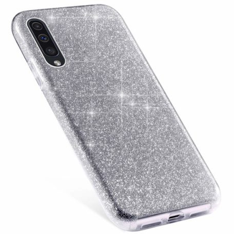 Shining Glitter tok - Samsung A505 Galaxy A50 (2019) / A50S / A30S ezüst csillogó tok