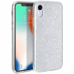   Shining Glitter tok - Samsung A505 Galaxy A50 (2019) / A50S / A30S ezüst csillogó tok