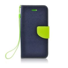 Fancy Apple iPhone X / XS book case blue - lime