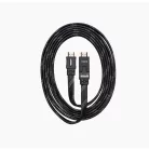 BigBen fonott lapos HDMI kábel 3.0 méter dobozban fekete