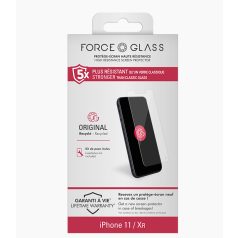   BigBen Force Glass Apple iPhone XR / iPhone 11 (6.1) előlapi védőfólia (csak a sík felületet védi)