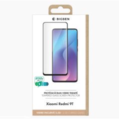   BigBen Xiaomi Redmi 9T előlapi üvegfólia (csak a sík felületet védi)