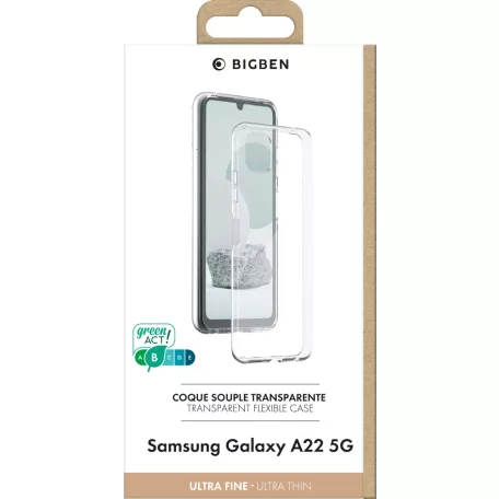 BigBen Samsung A037F Galaxy A03s (2021) átlátszó vékony TPU tok