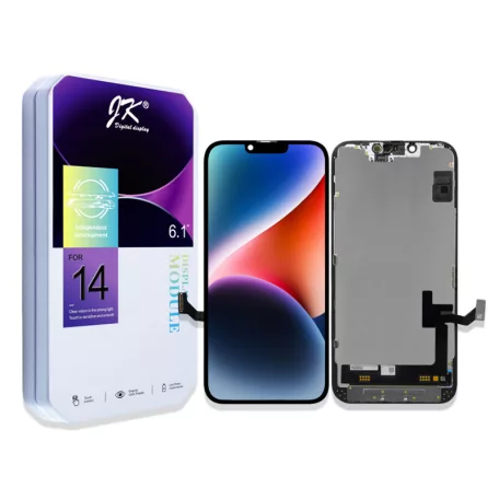Apple iPhone 14 (6.1) (JK, Incell) fekete LCD kijelző érintővel