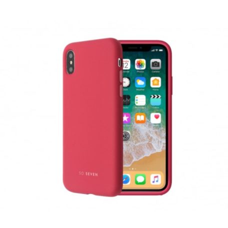 So Seven SMOOTHIE ROUGE Apple iPhone XR (6.1) szilikon hátlapvédő tok piros