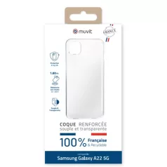 Muvit Samsung S901 Galaxy S22 (2022) átlátszó vékony tok