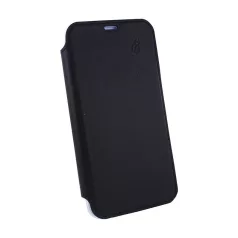   BeetleCase Folio Wallet Apple iPhone XS Max (6.7) oldalra nyíló mágneses bőr tok fekete-kék