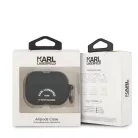 Karl Lagerfeld Rue St Guillaume Apple Airpods Pro szilikon tok fekete (KLACAPSILRSGBK)