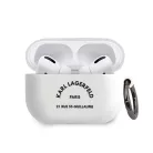 Karl Lagerfeld Rue St Guillaume Apple Airpods Pro szilikon tok fehér (KLACAPSILRSGWH)
