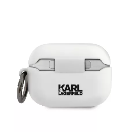 Karl Lagerfeld Rue St Guillaume Apple Airpods Pro szilikon tok fehér (KLACAPSILRSGWH)