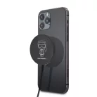 Karl Lagerfeld vezeték nélküli töltő Type-c csatlakozóval (KLCBMSIKBK) 5V / 3A 15W