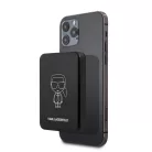 Karl Lagerfeld vezetéknélküli power bank Type-c csatlakozóval 3000mAh (KLPBMSOIBK) 2.1A 5W