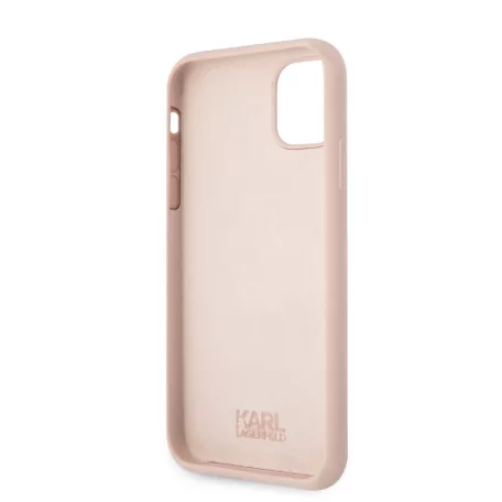 Karl Lagerfeld Choupette Apple iPhone 11 (6.1) 2019 hátlapvédő tok pink (KLHCN61SLCHLP)
