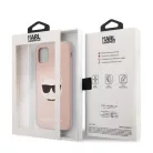 Karl Lagerfeld Choupette Apple iPhone 11 (6.1) 2019 hátlapvédő tok pink (KLHCN61SLCHLP)