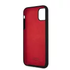 Karl Lagerfeld Apple iPhone 11 (6.1) 2019 Stack White Logo hátlapvédő tok fekete (KLHCN61SLKLRBK)