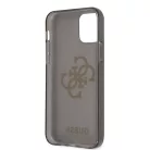Guess Apple iPhone 12 Pro Max 2020 (6.7) TPU Big 4G Full Glitter Case hátlapvédő tok fekete (GUHCP12LPCUGL4GBK)