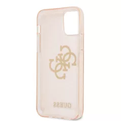   Guess Apple iPhone 12 / 12 Pro 2020 (6.1) TPU Big 4G Full Glitter Case hátlapvédő tok arany (GUHCP12MPCUGL4GGO)