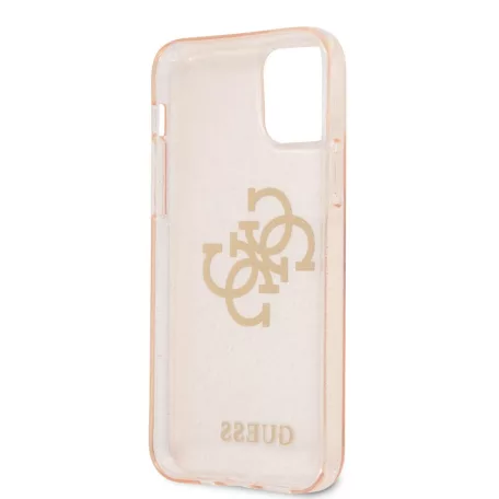 Guess Apple iPhone 12 Pro Max 2020 (6.7) TPU Big 4G Full Glitter Case hátlapvédő tok arany (GUHCP12LPCUGL4GGO)