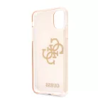 Guess Apple iPhone 11 (6.1) 2019 TPU Big 4G Full Glitter Case hátlapvédő tok arany (GUHCN61PCUGL4GGO)