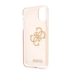  Guess Apple iPhone 11 (6.1) 2019 TPU Big 4G Full Glitter Case hátlapvédő tok arany (GUHCN61PCUGL4GGO)