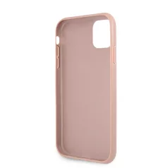   Guess Apple iPhone 11 (6.1) 2019 PU Saffiano Big 4G Metal Logo Case hátlapvédő tok pink (GUHCN61SA4GGPI)