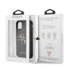 Guess Apple iPhone 11 (6.1) 2019 PU 4G Metal Logo Case hátlapvédő tok fekete (GUHCN614GMGGR)