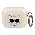 Karl Lagerfeld Choupette Apple Airpods 3 szilikon tok arany (KLA3UCHGD)