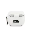 Karl Lagerfeld Rue St Guillaume Apple Airpods 3 szilikon tok fehér (KLACA3SILRSGWH)