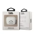 Karl Lagerfeld Rue St Guillaume Apple Airpods 3 szilikon tok fehér (KLACA3SILRSGWH)
