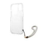 Guess Apple iPhone 13 (6.1) TPU Marble Stripe hátlapvédő tok szürke (GUHCP13MKMABGR)