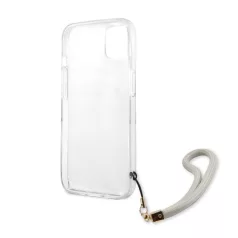   Guess Apple iPhone 13 (6.1) TPU Marble Stripe hátlapvédő tok szürke (GUHCP13MKMABGR)