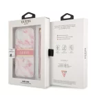 Guess Apple iPhone 13 (6.1) TPU Marble Stripe hátlapvédő tok pink (GUHCP13MKMABPI)