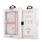 Guess Apple iPhone 13 Pro (6.1) TPU Marble Stripe hátlapvédő tok pink (GUHCP13LKMABPI)