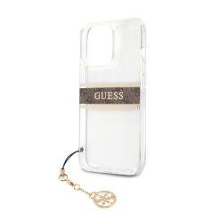   Guess Apple iPhone 13 Pro (6.1) PC/TPU 4G hátlapvédő tok barna (GUHCP13LKB4GBR)