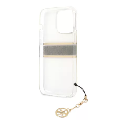 Guess Apple iPhone 13 Pro Max (6.7) PC/TPU 4G hátlapvédő tok barna (GUHCP13XKB4GBR)