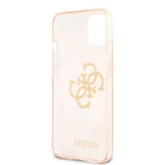   Guess Apple iPhone 13 Mini (5.4) TPU Big 4G Full Glitter hátlapvédő tok arany (GUHCP13SPCUGL4GGO)