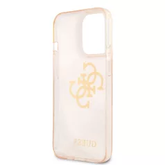   Guess Apple iPhone 13 Pro (6.1) TPU Big 4G Full Glitter hátlapvédő tok arany (GUHCP13LPCUGL4GGO)