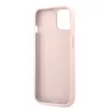 Guess Apple iPhone 13 Pro (6.1) PU 4G Metal Logo hátlapvédő tok pink (GUHCP13L4GMGPI)