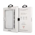 Guess Apple iPhone 13 Pro (6.1) PC Script and Black Pearls hátlapvédő tok átlátszó (GUHCP13LKPSBK)