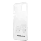 Karl Lagerfeld and Choupette Apple iPhone 13 Mini (5.4) PC/TPU Ikonik hátlapvédő tok átlátszó (KLHCP13SSSKCW)