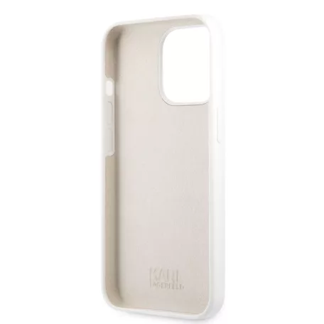Karl Lagerfeld and Choupette Apple iPhone 13 Pro Max (6.7) hátlapvédő tok fehér (KLHCP13XSSKCW)