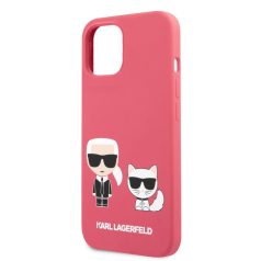   Karl Lagerfeld and Choupette Apple iPhone 13 (6.1) hátlapvédő tok piros (KLHCP13MSSKCP)